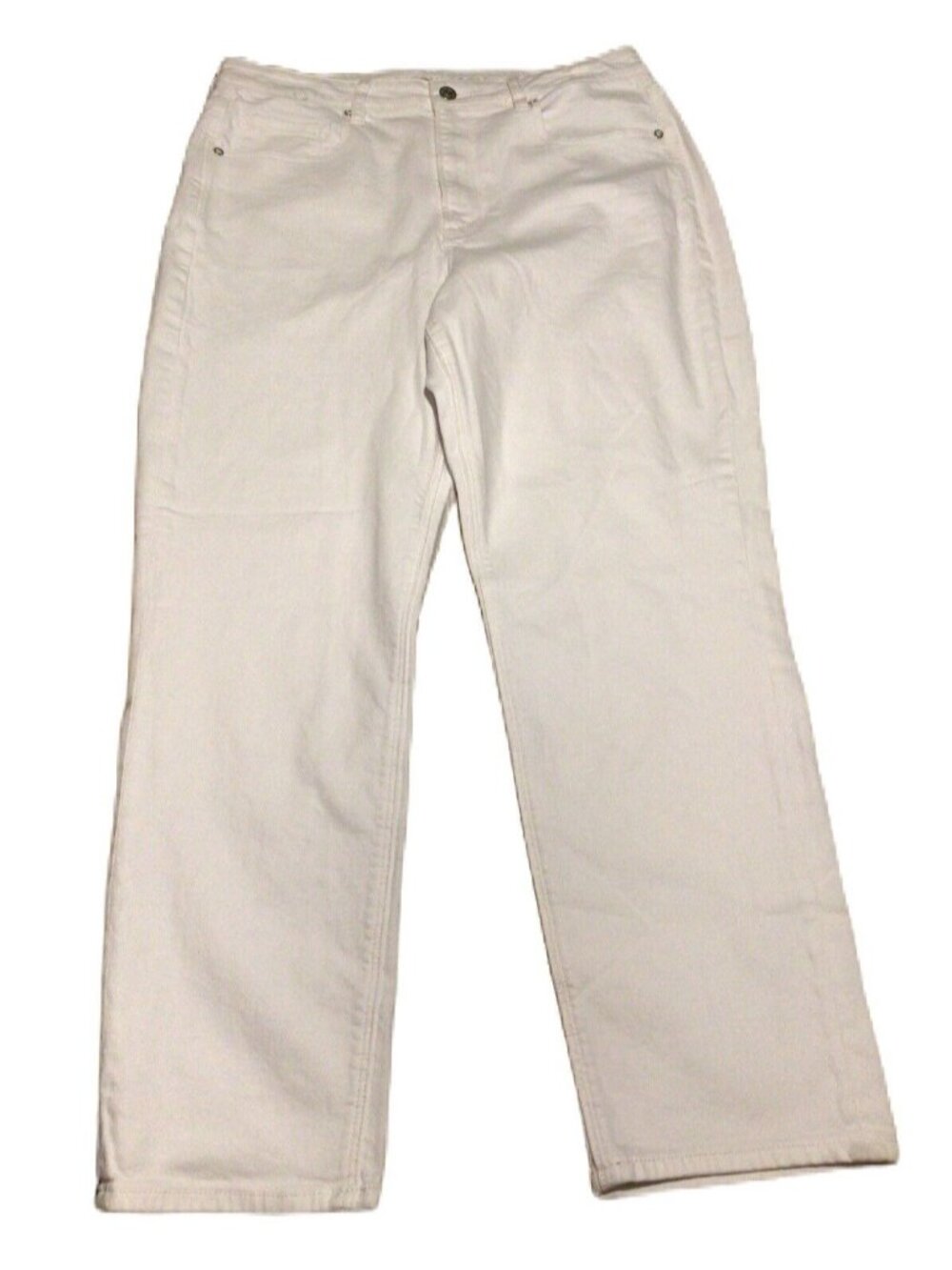 American Eagle Women Mom Stretch Jeans White Size 12 NWOT